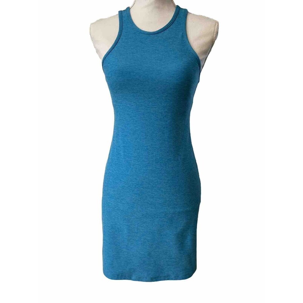 Beyond Yoga Dress Sz XS  Spacedye Under Lock & Key Criss Cross Back Mini Stretch